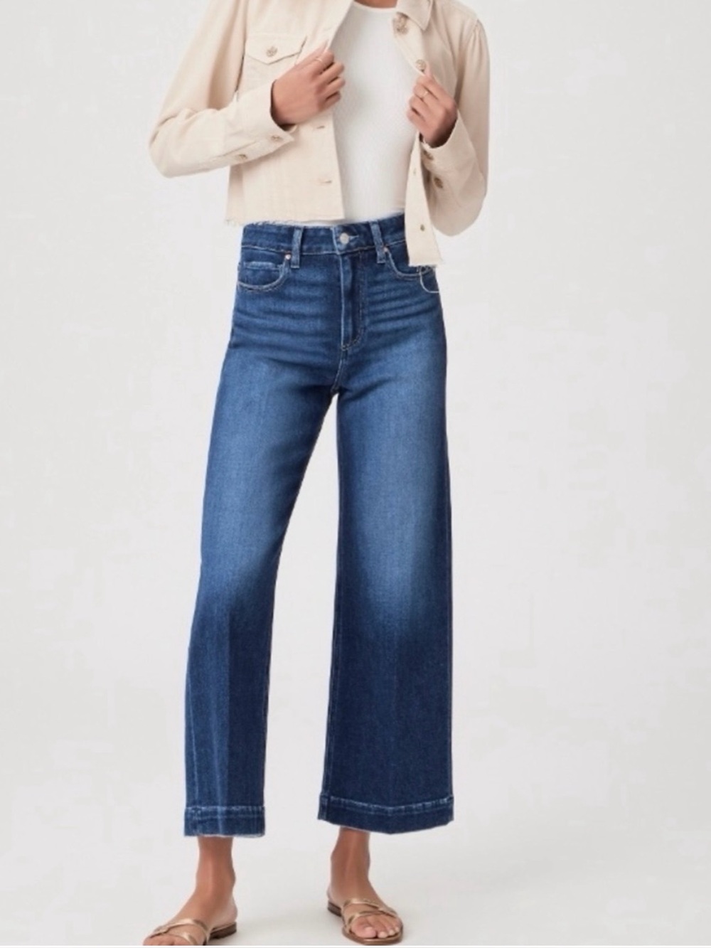PAIGE Anessa High-Rise
Wide Leg Jeans